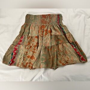 Bigg Bull Bohemian Mini Skirt - Multicolor
